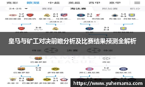 皇马与矿工对决前瞻分析及比赛结果预测全解析